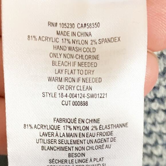 Current Elliott The Rick Cardigan Sweater 0 Blue - Picture 6 of 7